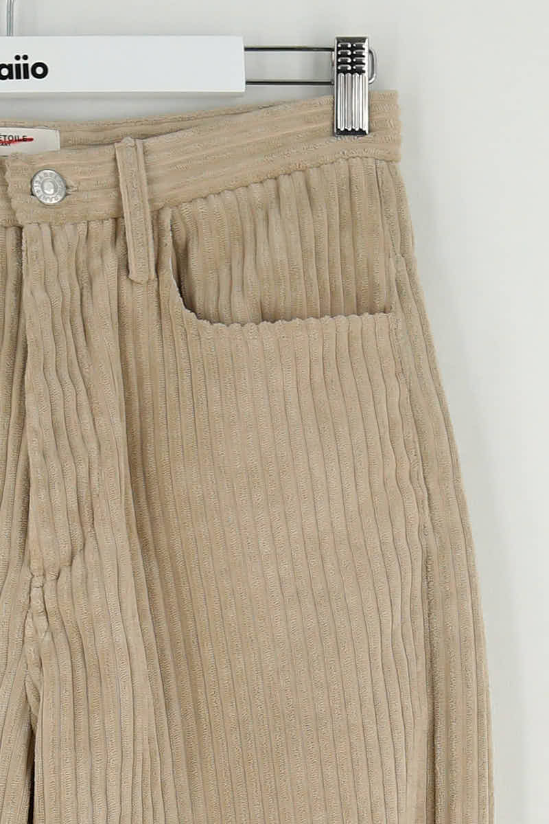 Pantalon droit Isabel Marant  Beige