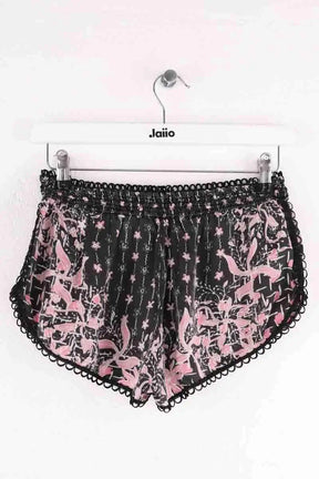 Mini short Poupette St Barth Noir en Soie