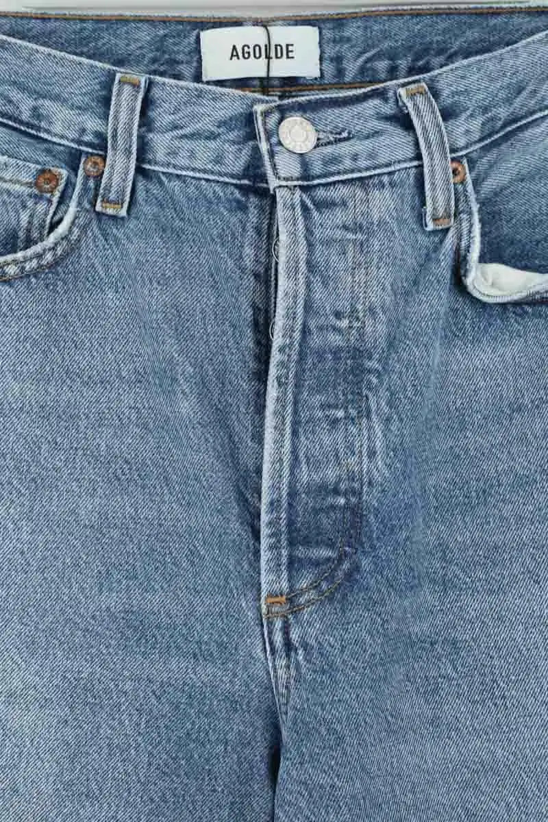 Jean large Agolde Bleu en Coton