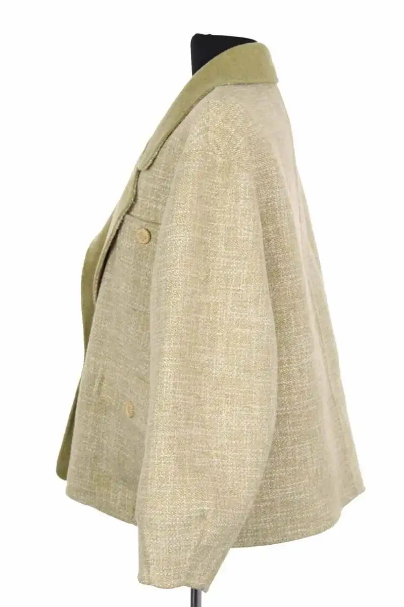 Veste Sandro Vert en Laine