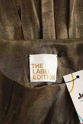 Mini jupe The Label Edition Doré en Synthétique
