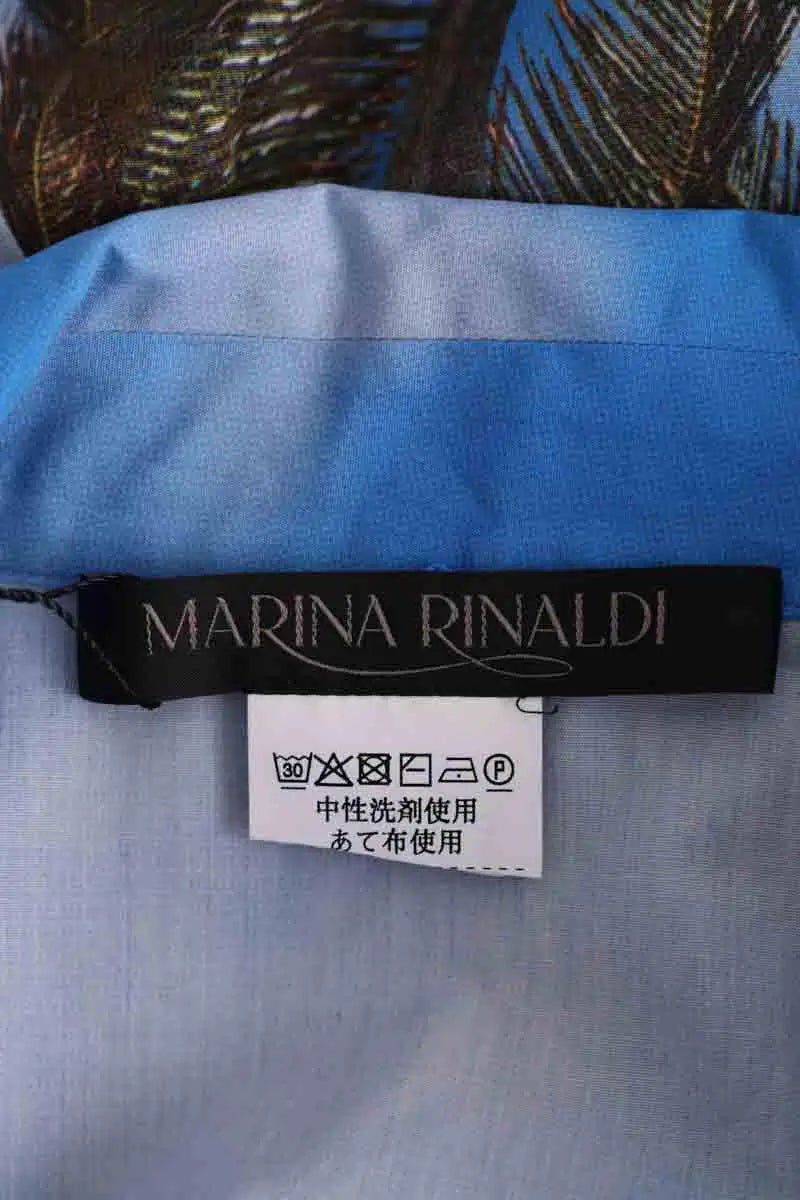 Chemise Marina Rinaldi Bleu en Synthétique