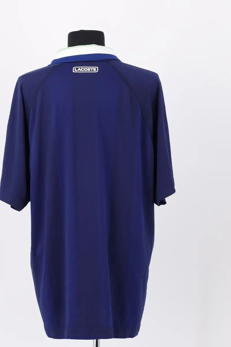Polo Lacoste Bleu en Synthétique