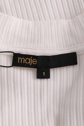 T-shirt Maje Blanc en Coton