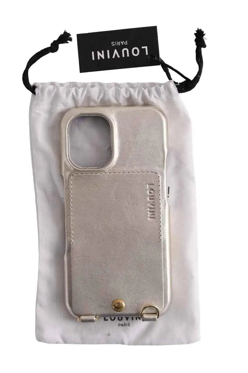 Coque Iphone 16 LOUVINI Doré en 