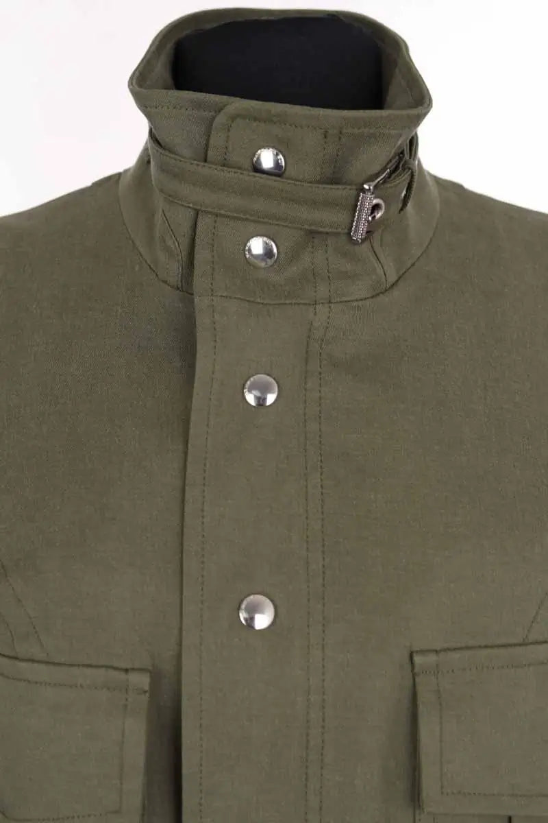 Veste Barbara Bui Kaki en Coton