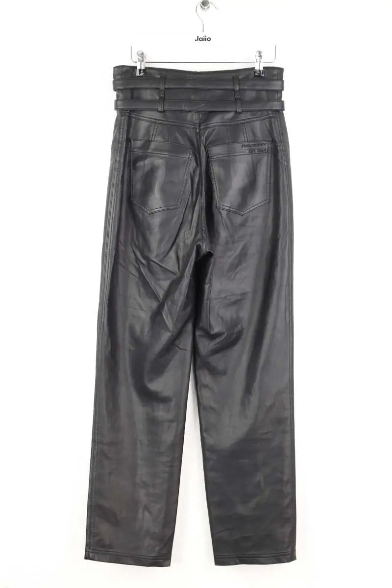 Pantalon droit Philosophy Di Lorenzo Serafini  Noir