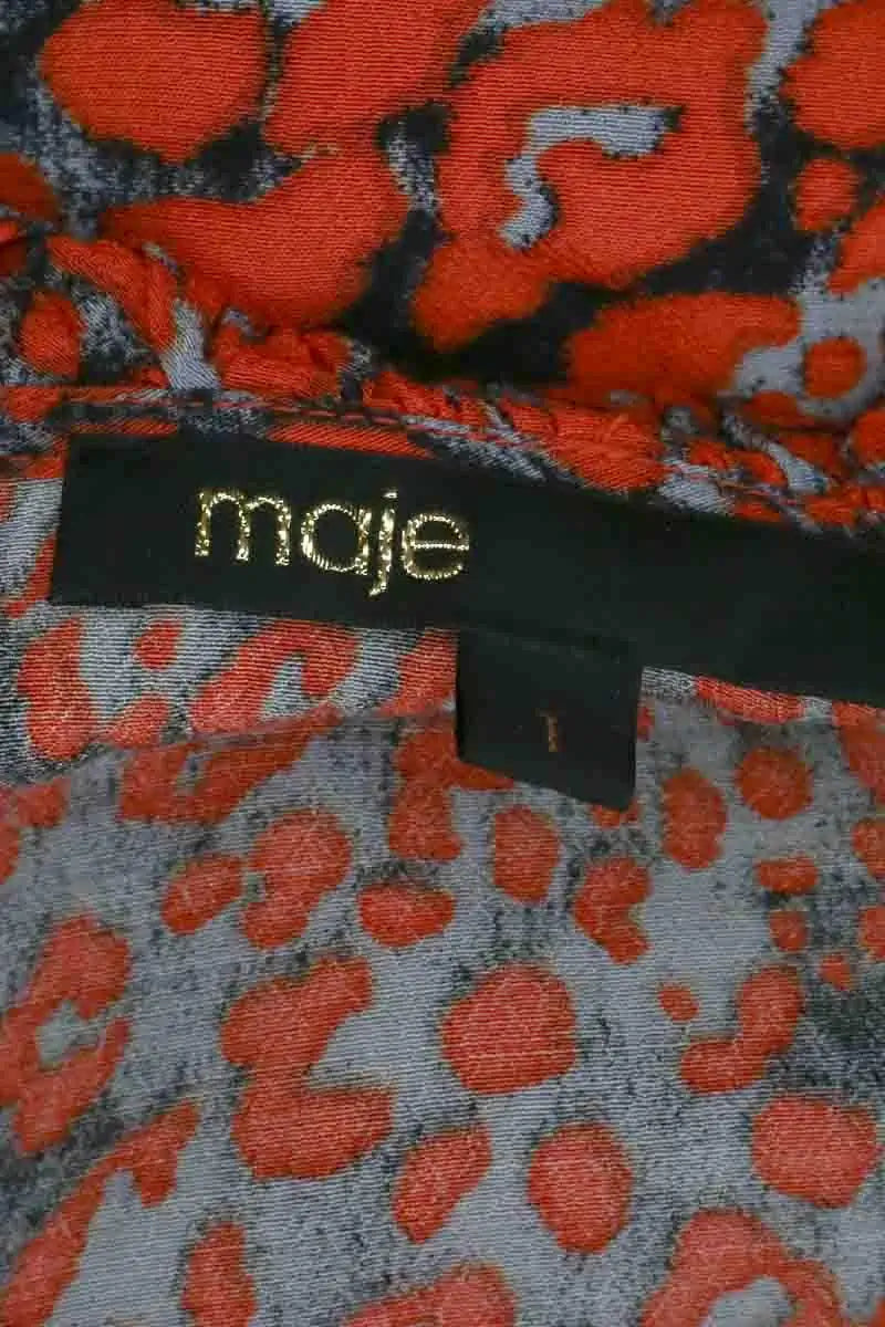 Robe Maje Rouge en Viscose
