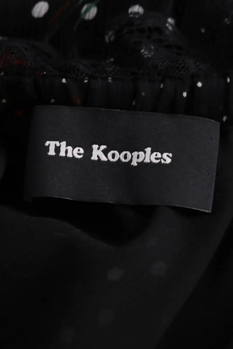 Robe The Kooples Noir en Synthétique