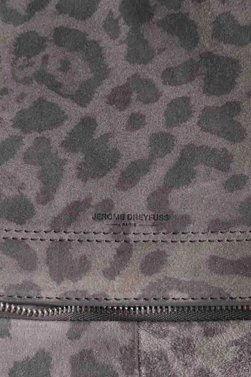 Sac à bandoulière BOBI S Jérôme Dreyfuss Gris en Cuir