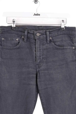 Jean droit Levi's 501 Anthracite en Coton