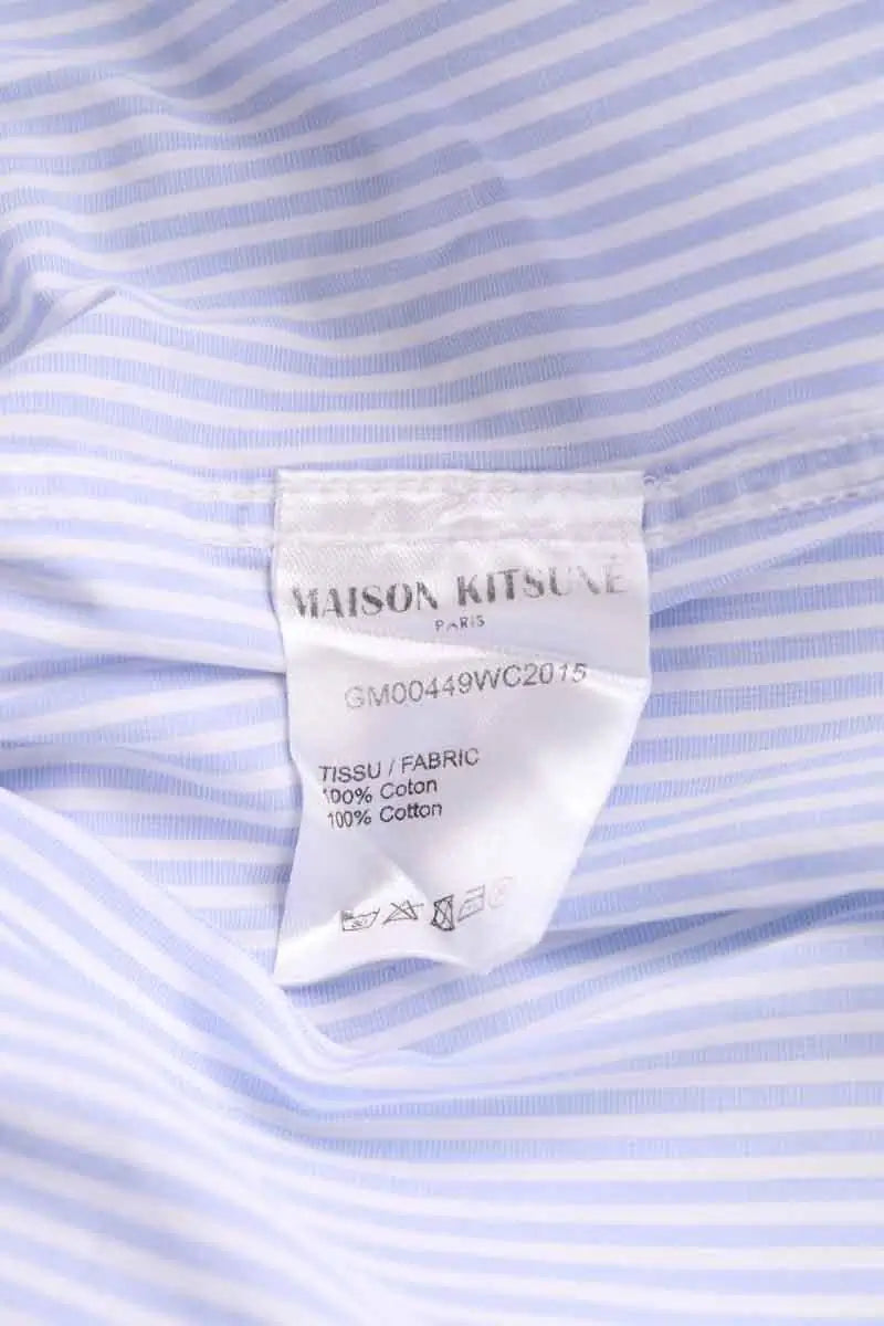 Chemise Kitsuné Bleu en Autre