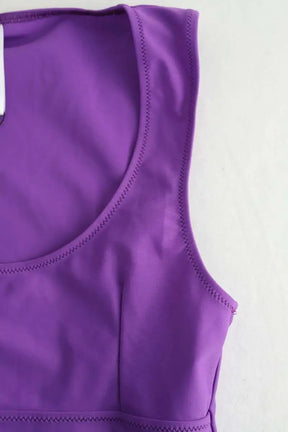 Body Luz Charline Violet en Polyamide