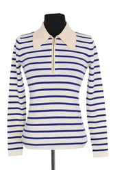 Top Sandro Ecru en Synthétique, taille S - Seconde Main