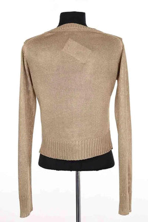 Pull Barbara Bui Doré en Synthétique