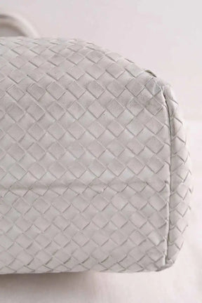 Cabas Bottega Veneta Blanc en Cuir