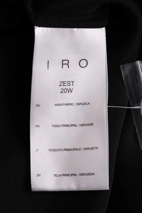 Robe Iro Zest Noir en Soie