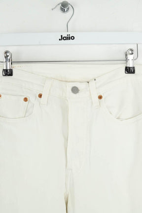 Slim Levi's 501 Blanc
