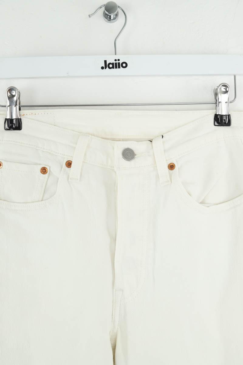 Slim Levi's 501 Blanc