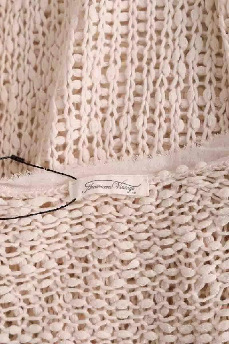Pull American Vintage Beige en Coton