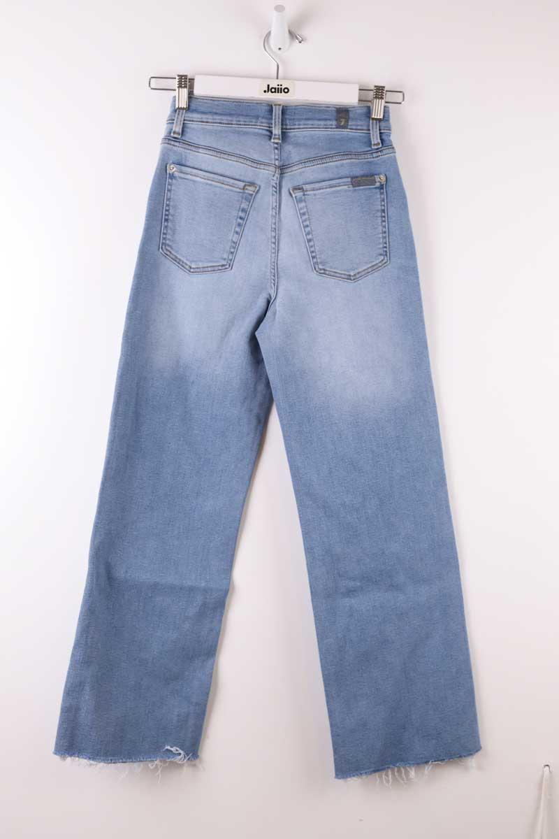 Droit 7 For All Mankind  Bleu
