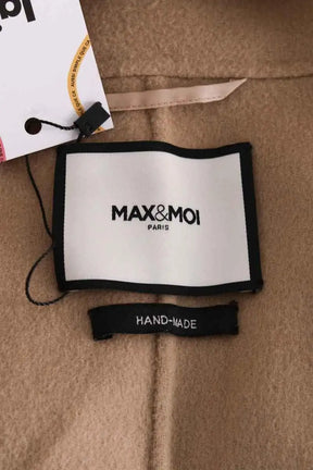 Manteau Max & Moi Camel en Laine
