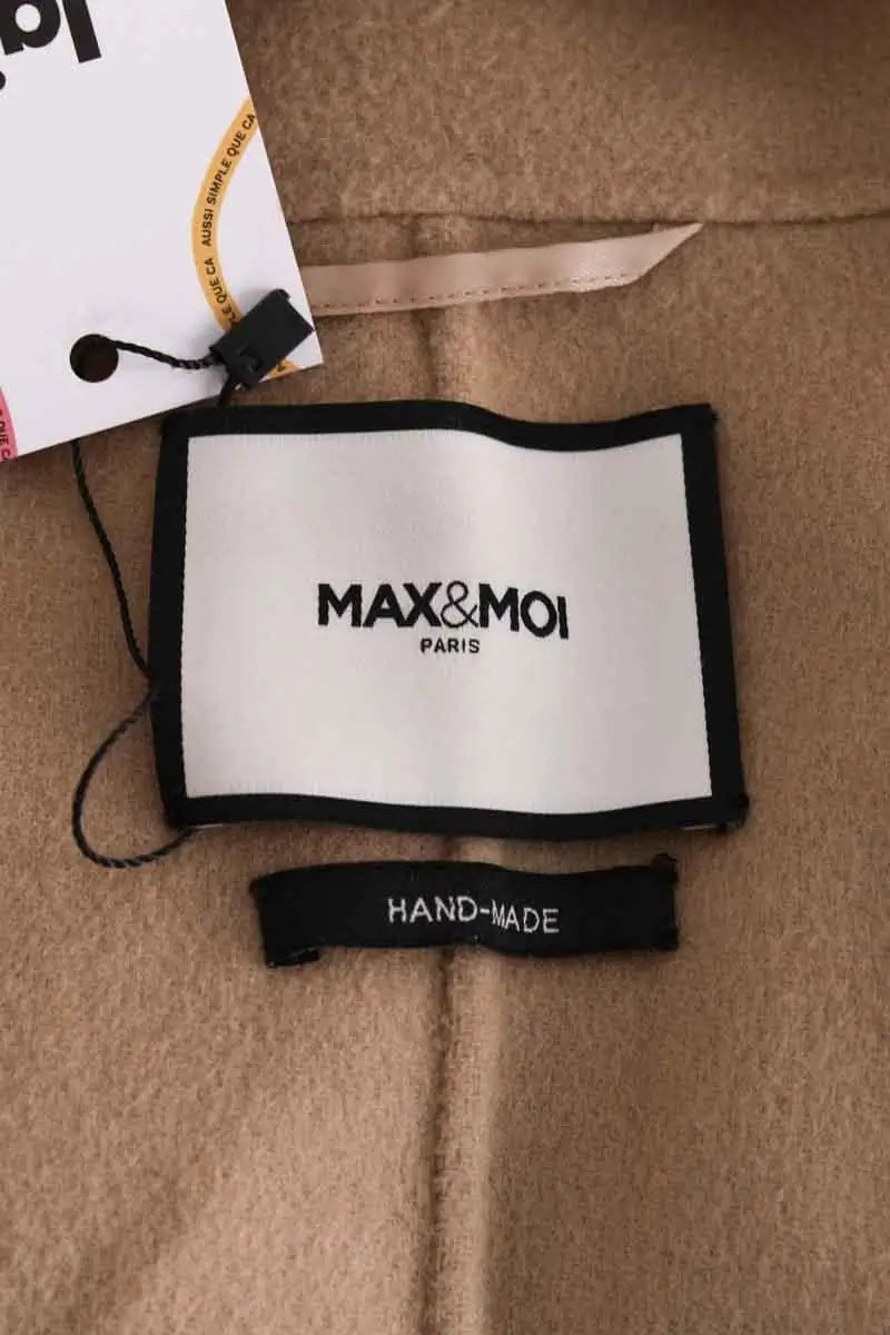 Manteau Max & Moi Camel en Laine