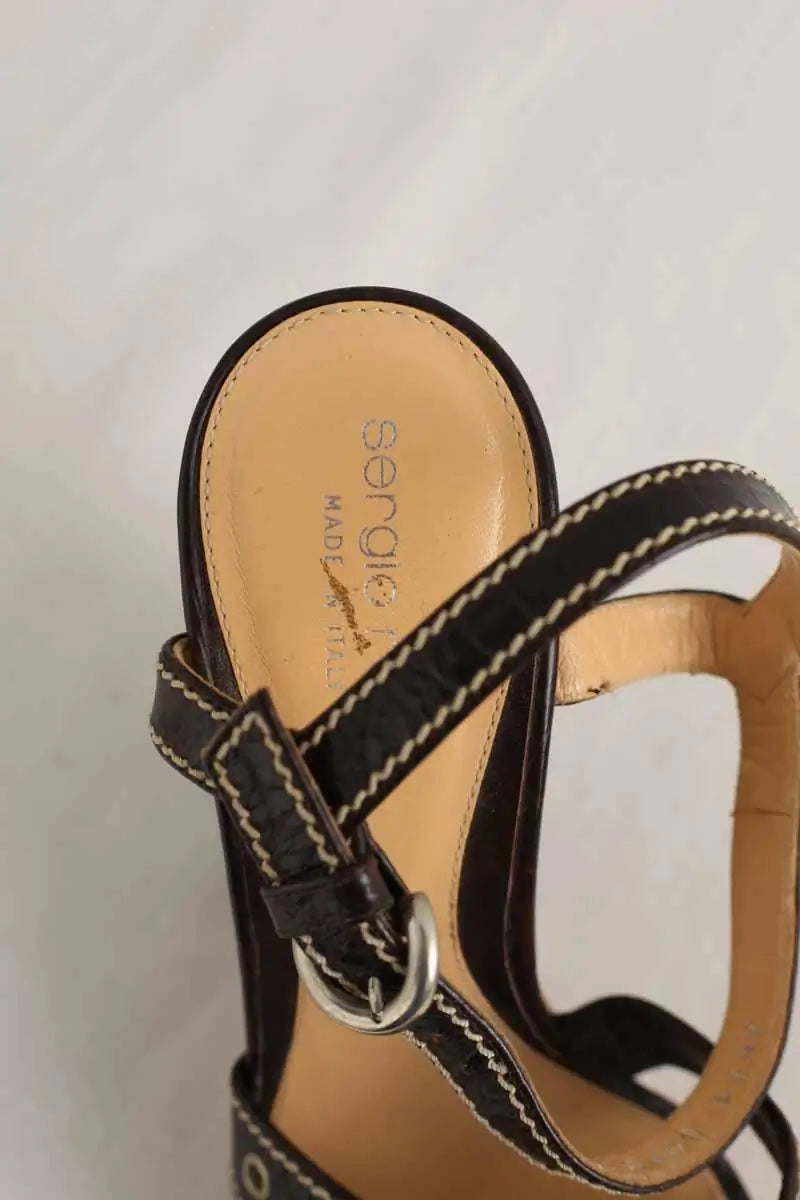 Talons Sergio Rossi  Marron