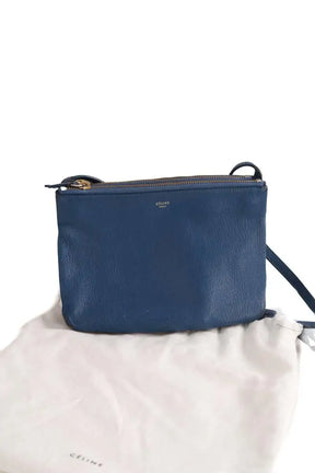 Sac à bandoulière Celine Bleu en Cuir