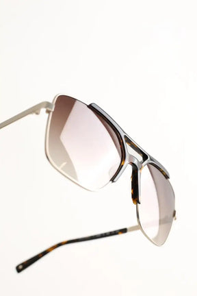 Lunettes de soleil Other Brand Marron en Plastique