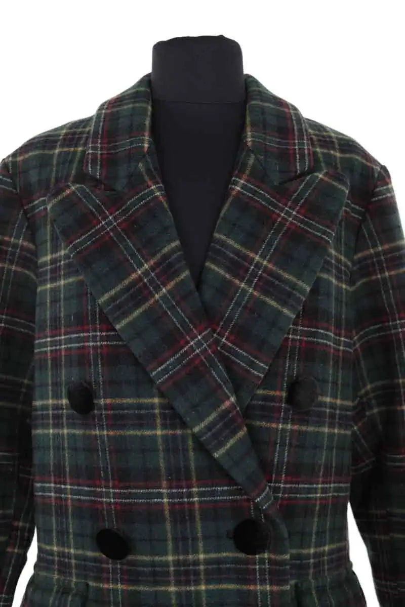 Manteau Manoush Vert en Laine
