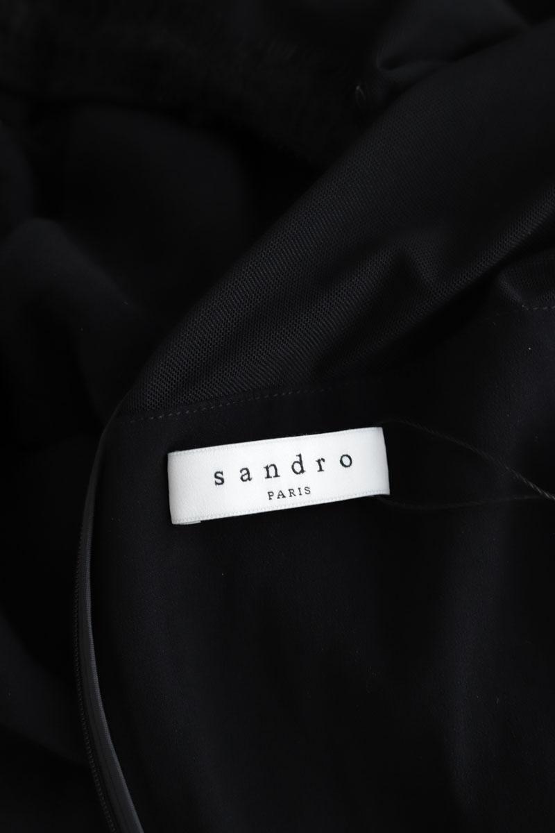 Mi-longueur Sandro  Noir