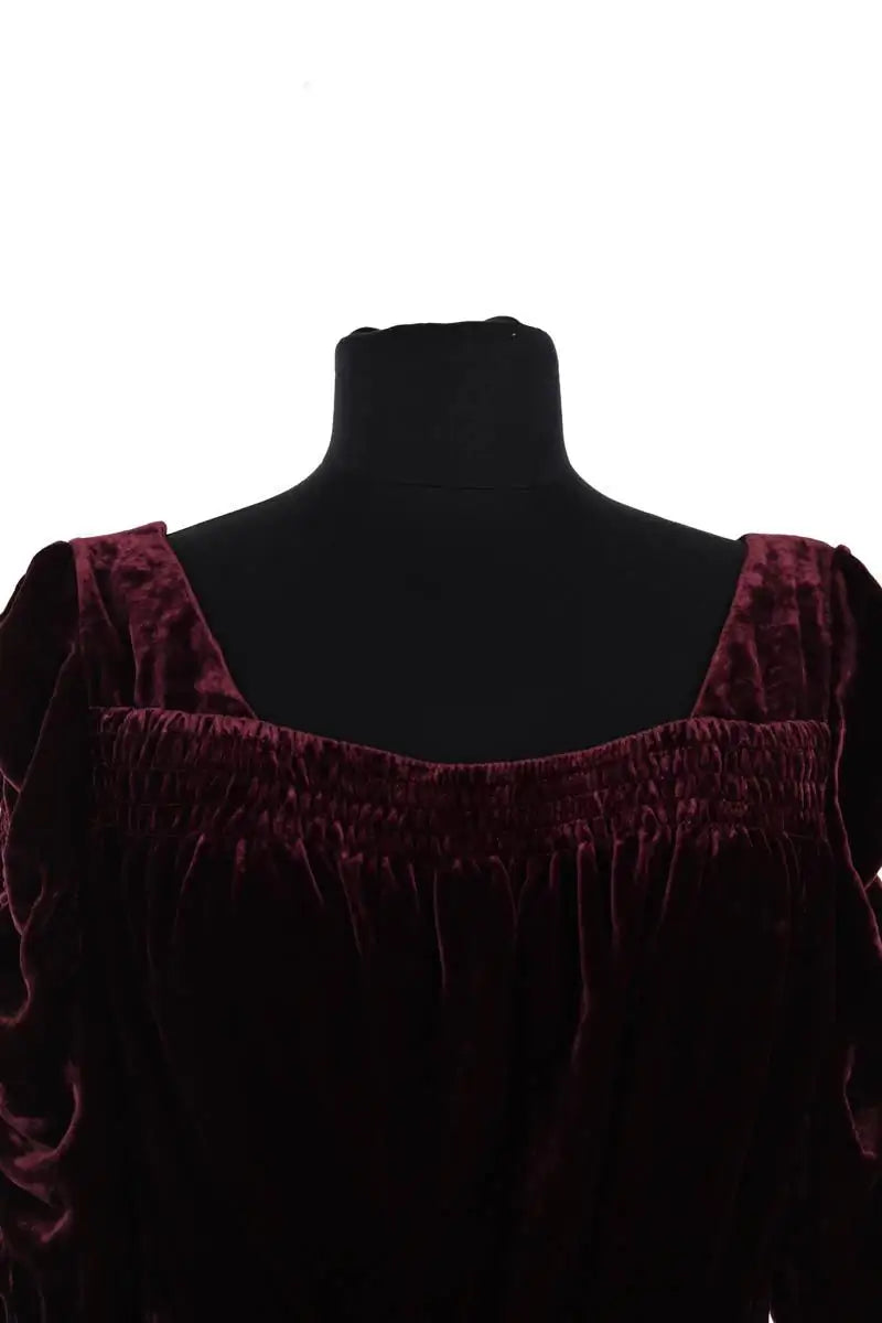 Robe The Kooples Bordeaux en Synthétique
