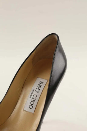 Talons Jimmy Choo Noir en Cuir