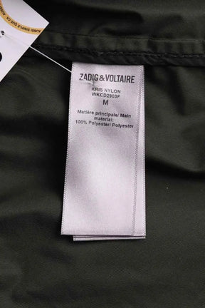 Parka Zadig & Voltaire Kaki en Synthétique