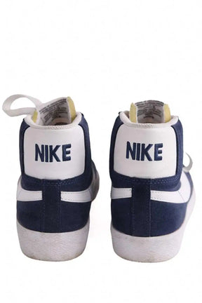 Baskets Nike Blazer Bleu en Tissu