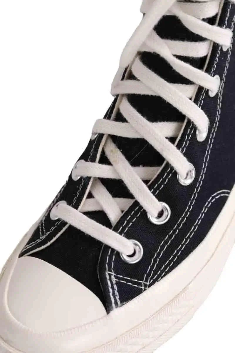 Baskets Comme Des Garçons Noir en Tissu