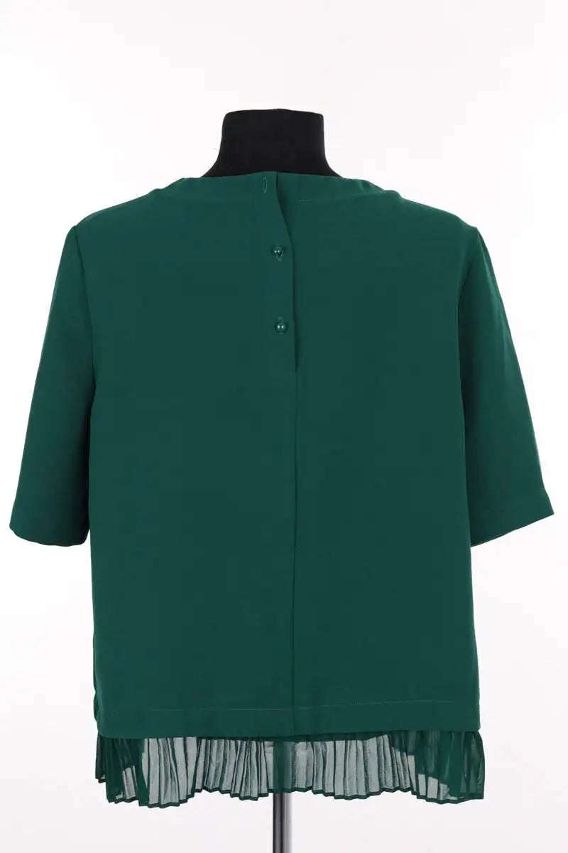 Blouse Sézane Vert en Synthétique