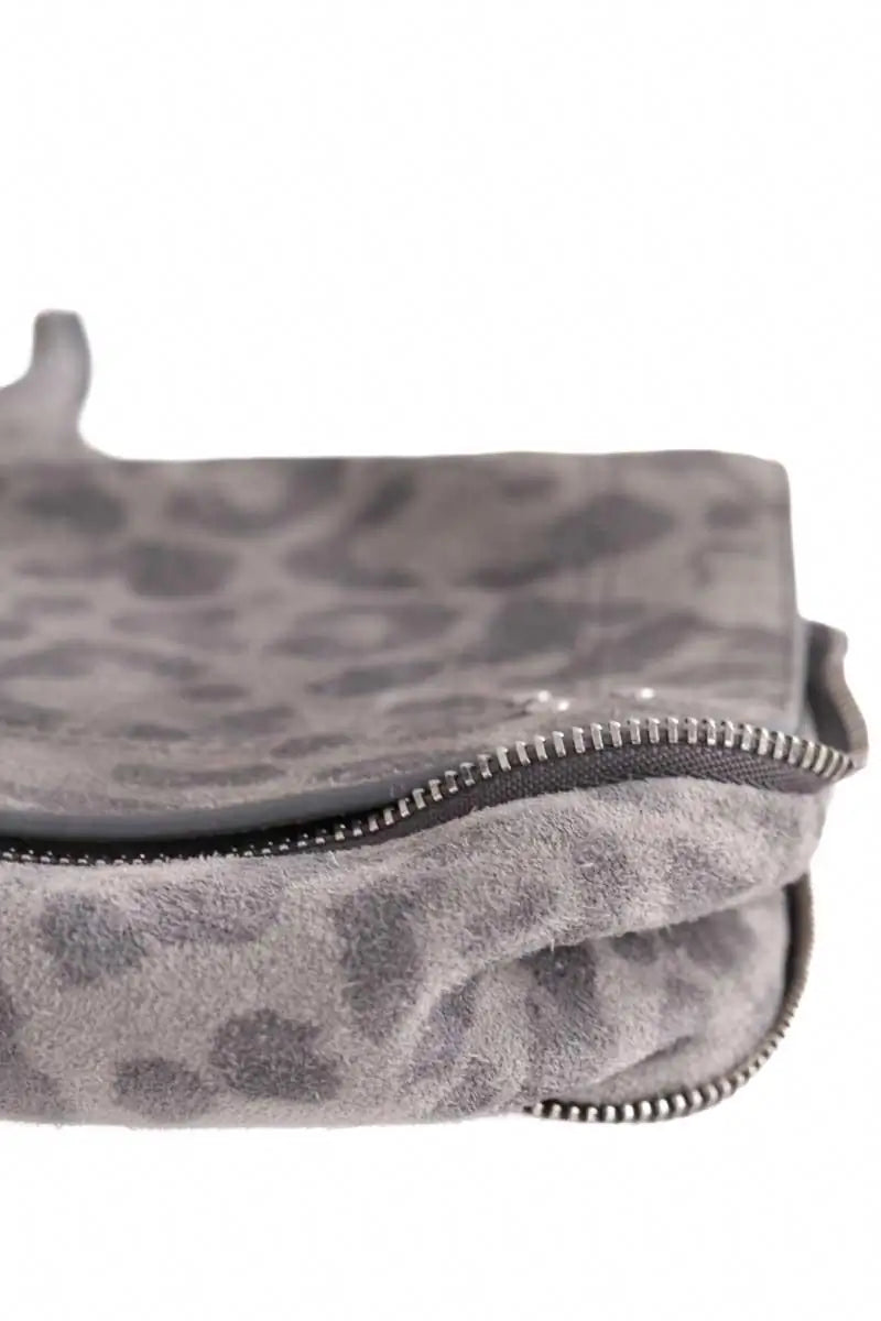Sac à bandoulière BOBI S Jérôme Dreyfuss Gris en Cuir