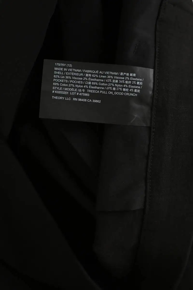 Pantalon droit Theory  Noir