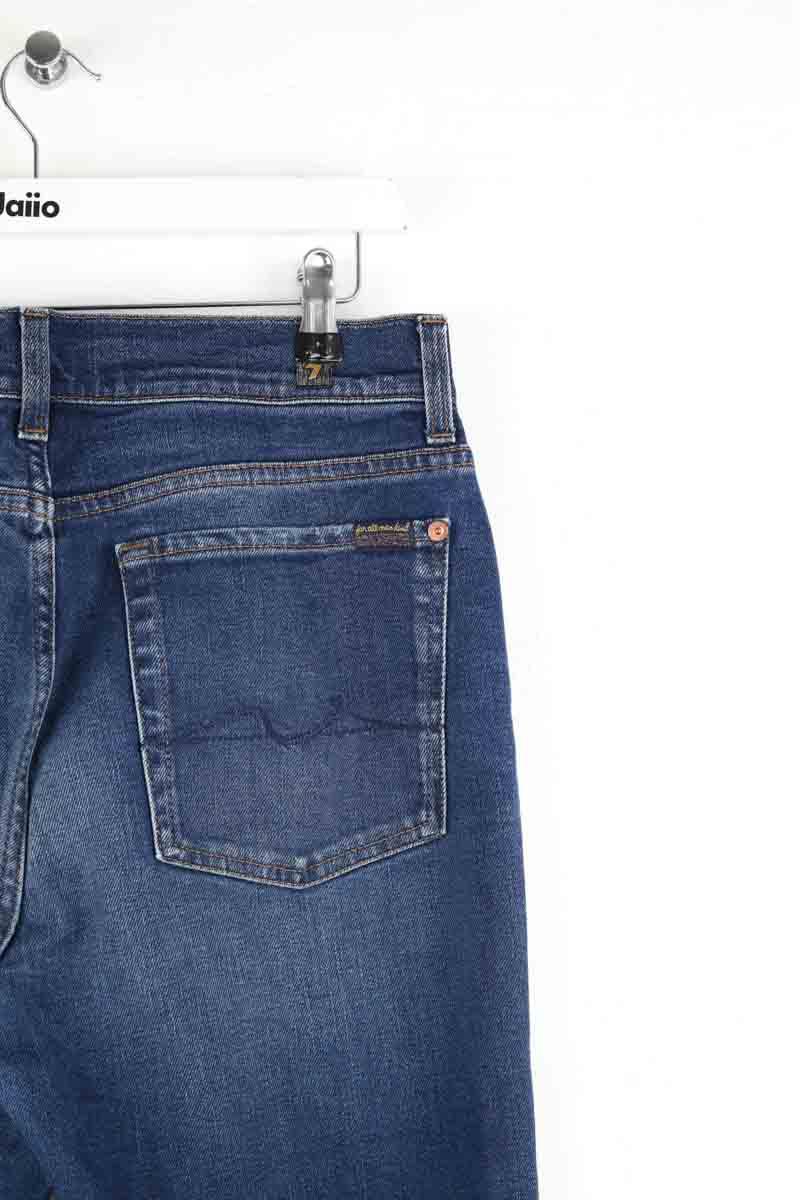 Droit 7 For All Mankind  Bleu