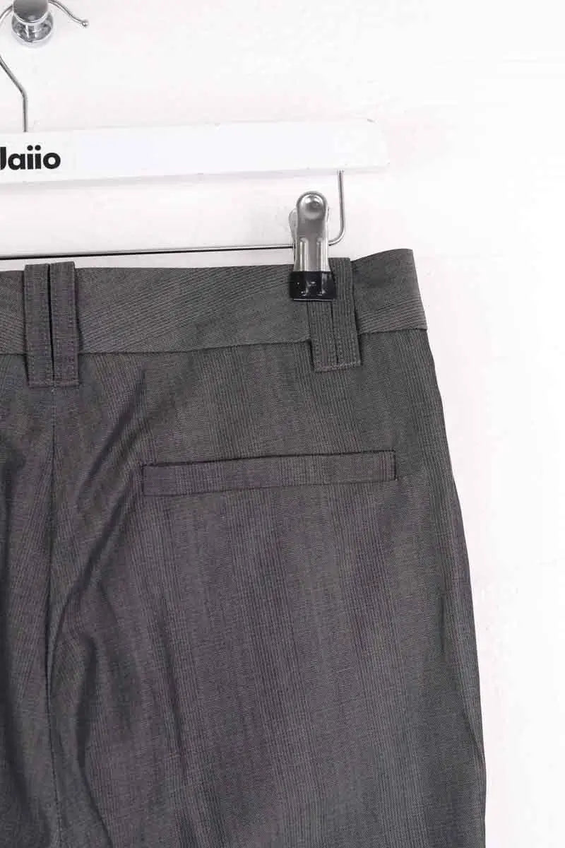 Pantalon droit Barbara Bui Gris en Laine