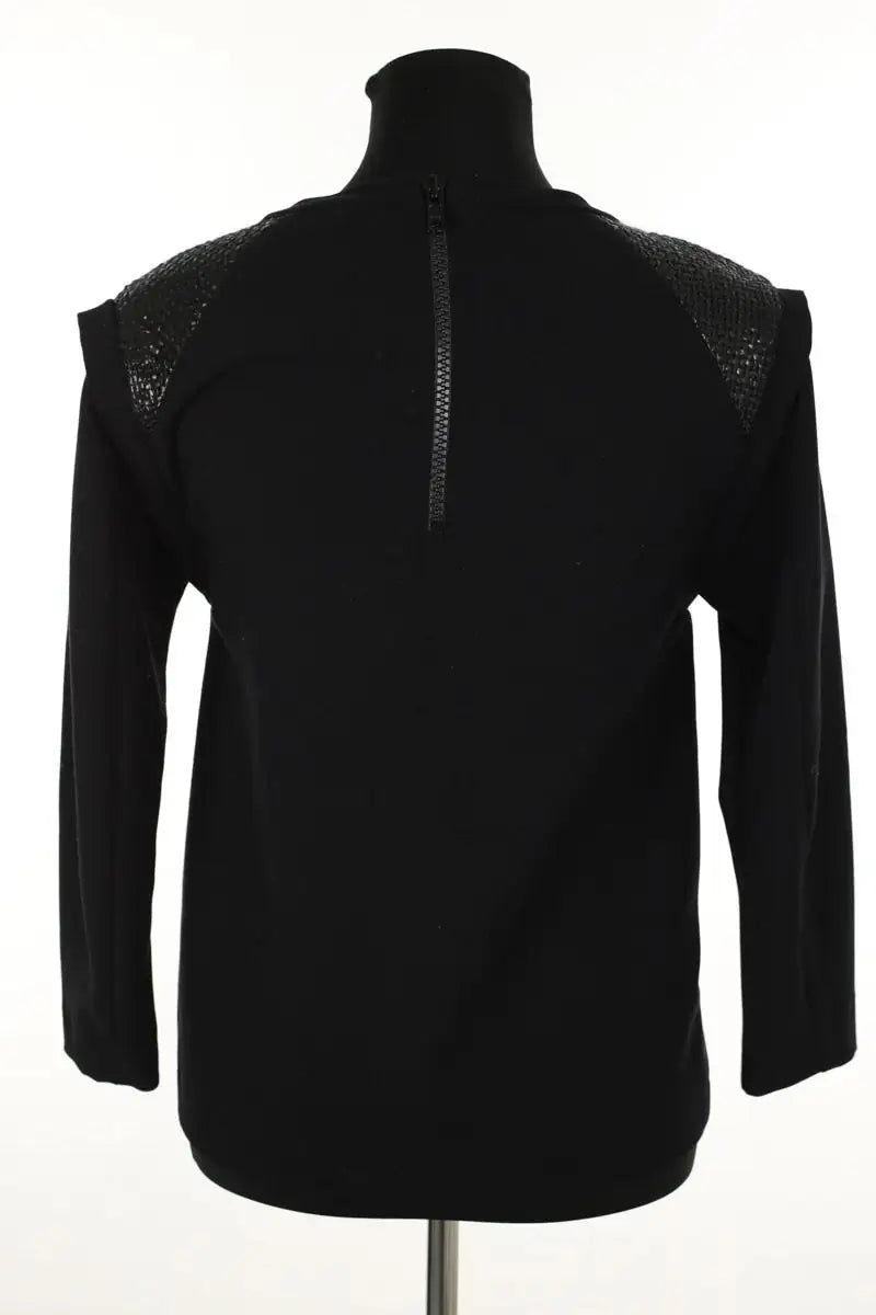 T-shirt Sandro Noir en Polyester