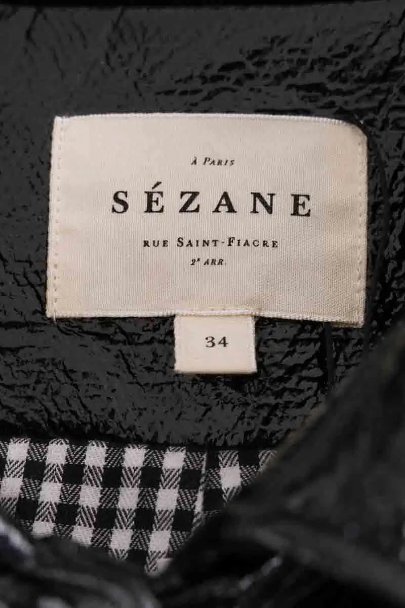 Veste Sézane Noir en Synthétique