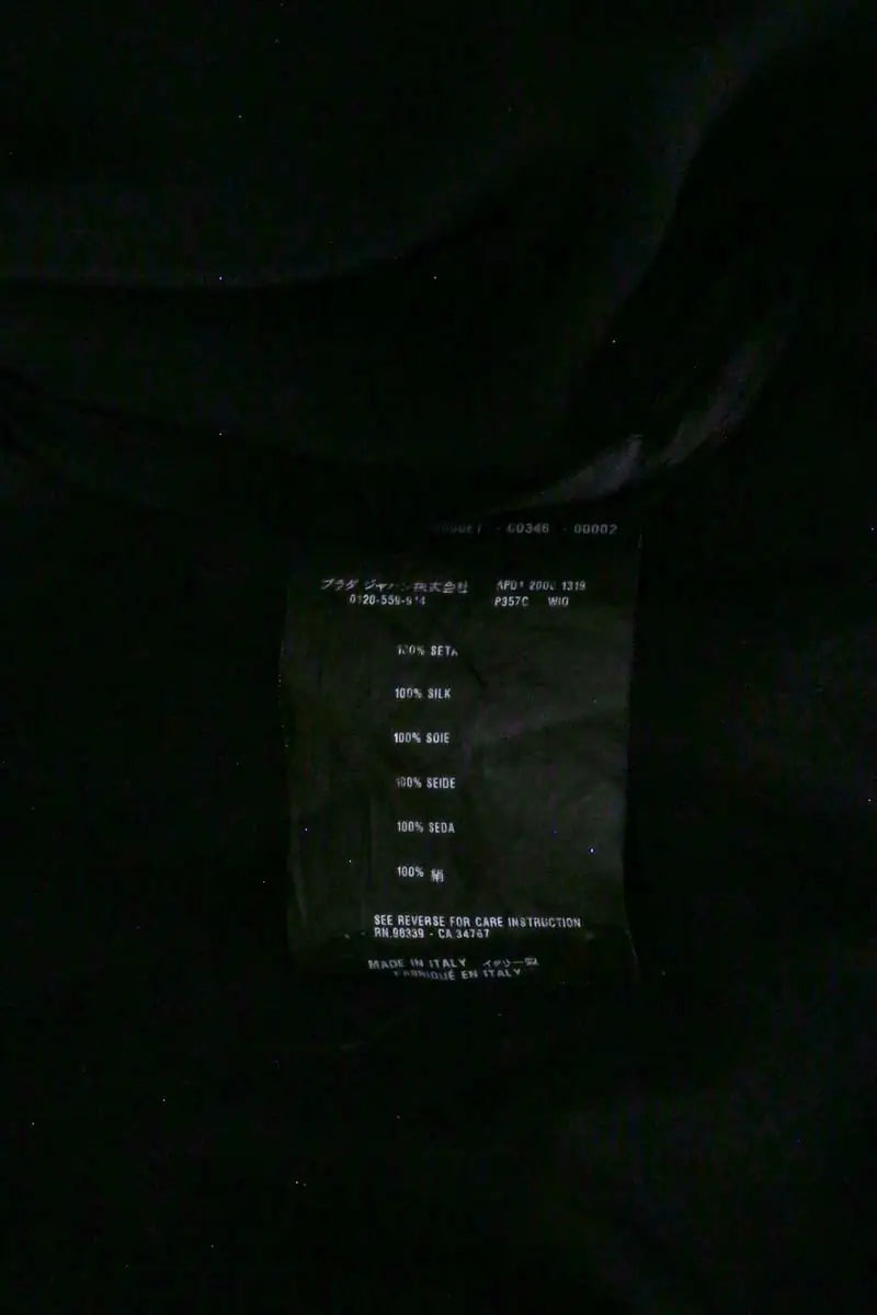 Robe Prada Noir en Soie