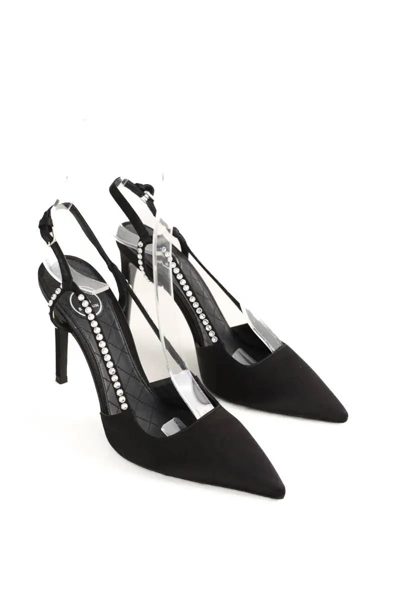Talons Balmain  Noir