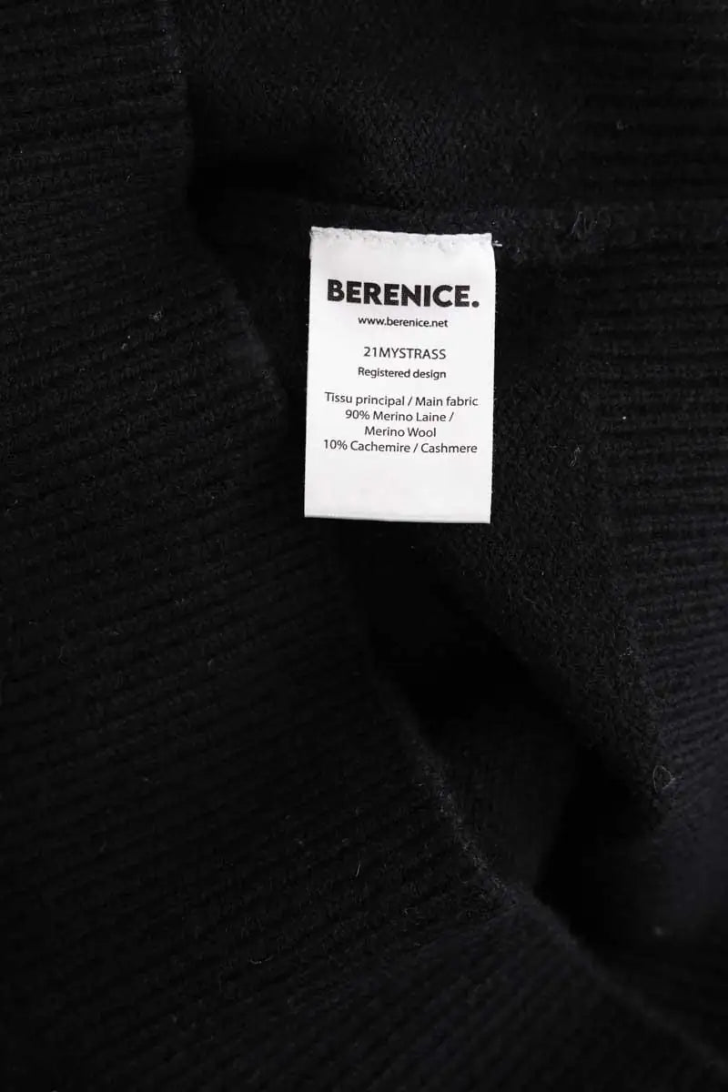 Gilet Berenice Noir en Laine
