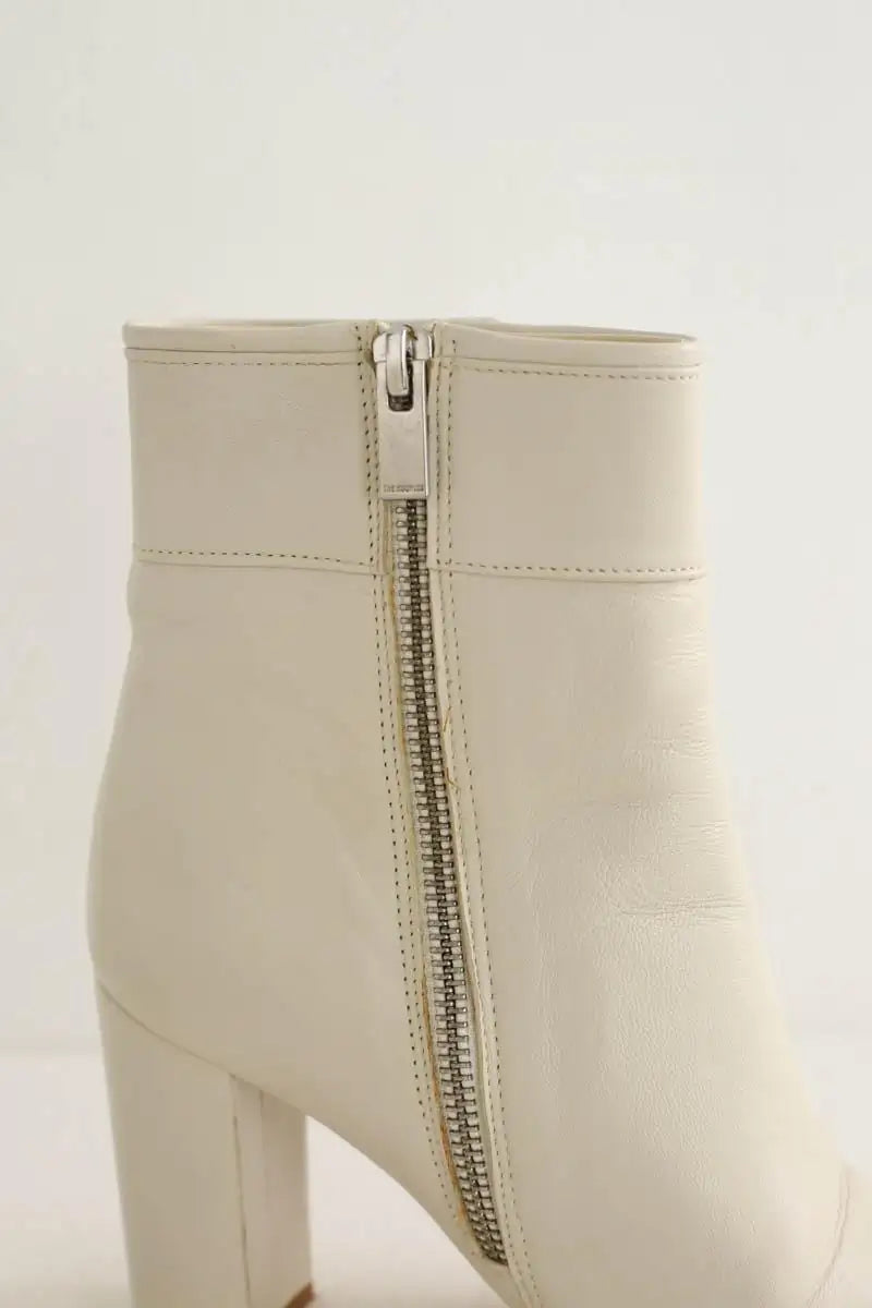 Boots à boucles The Kooples  Ecru