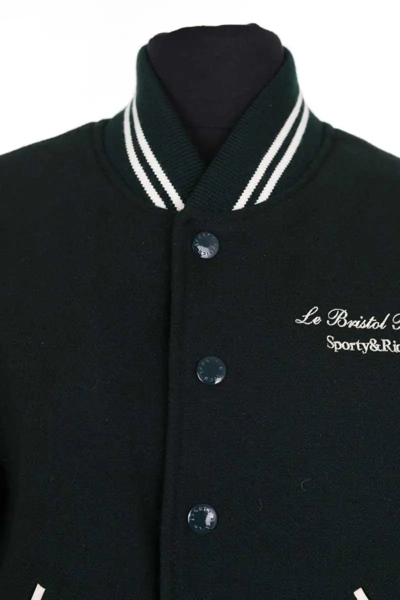 Blouson Sporty & Rich Diana Vert en Laine