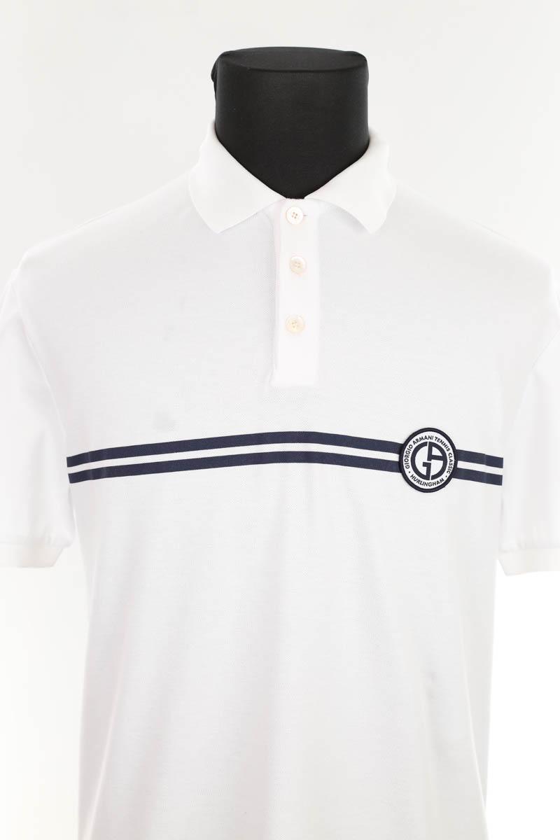 Polos Armani  Blanc